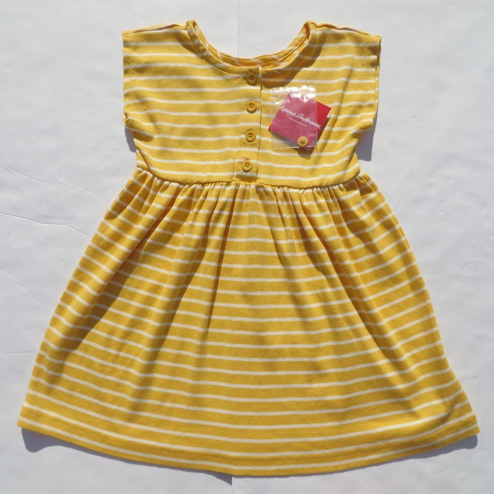 Hanna Andersson 100 110 Dress 100% Cotton 4 5 NEW